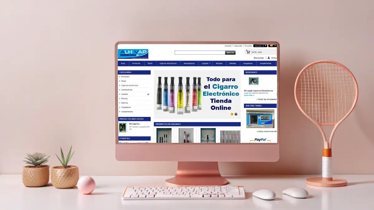 Tienda online y blog automatizado de cigarrillos electrónicos