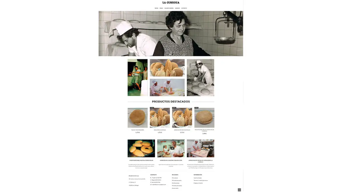 Tienda online Panadería