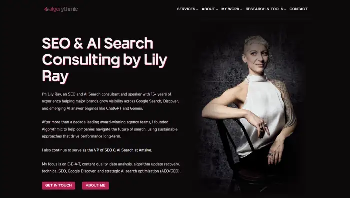 llm content visibility scanner Lily Ray